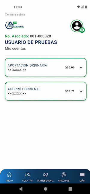 Alternativa - App Financiera Screenshot 1