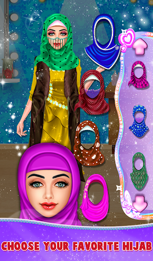 Hijab Fashion Doll  Beauty Makeup Spa Salon Screenshot 3