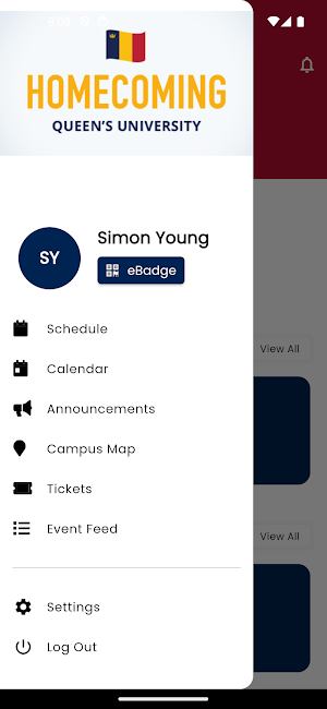 Queen's University Homecoming Screenshot 1