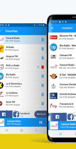 Radio Colombia FM - All Colombian Radio Stations Screenshot 1