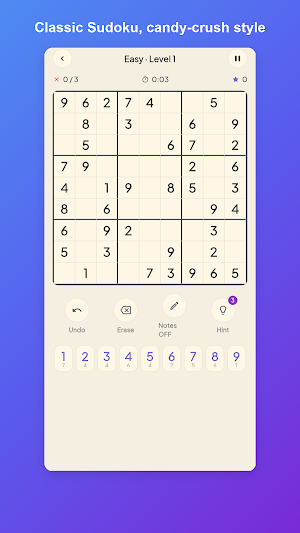Sudoku Crazy! Screenshot 1