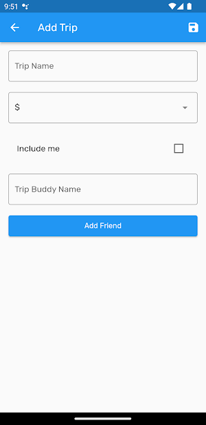 Split Trip Bills Screenshot 1