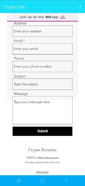 Crypto Tax Screenshot 1