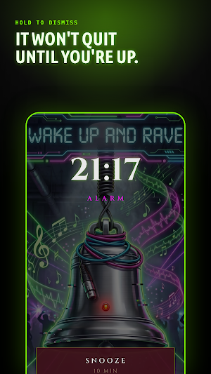 TechnoWake: Techno Alarm Clock Screenshot 0