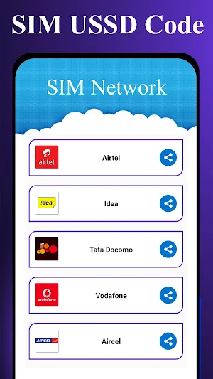 SIM Network USSD Code All SIM Screenshot 1