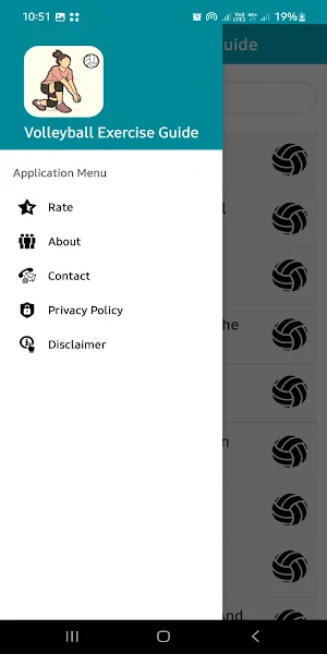 Volleyball Exercise Guide Screenshot 1