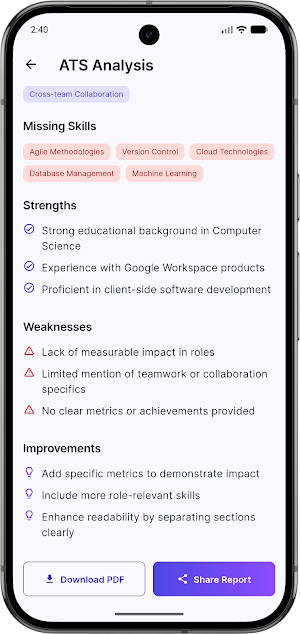 Resume Builder - ResumeAI Screenshot 3