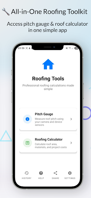 Pitch Gauge – Roof Calculator Screenshot 2