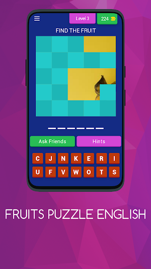 FRUITS PUZZLE ENGLISH Screenshot 3