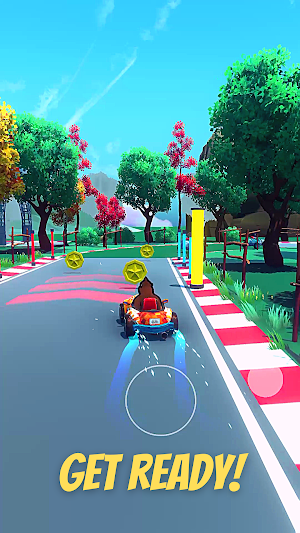 Monkey Jungle Kart Race games Screenshot 2