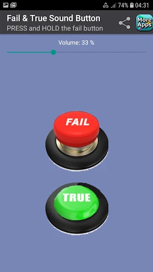 Fail & True Sound Button Screenshot 1