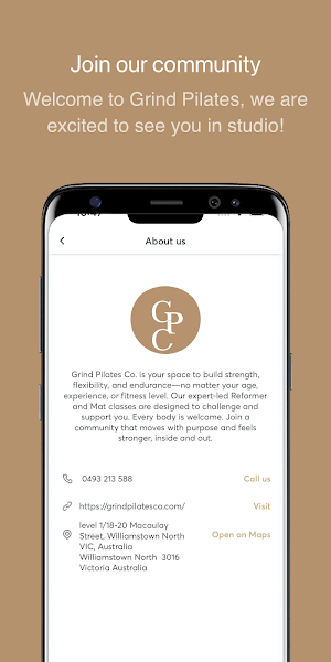 Grind Pilates Screenshot 2