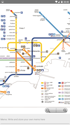 NAPLES METRO BUS MAP Screenshot 1