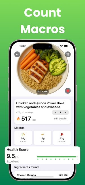 CalEase : AI Calorie Tracker Screenshot 2