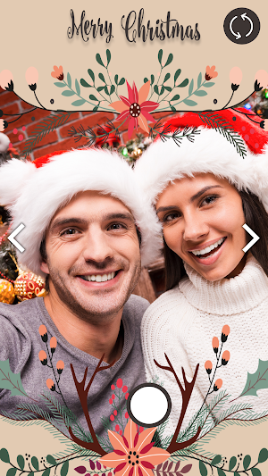 Mistletoe Christmas Selfie HD Screenshot 1