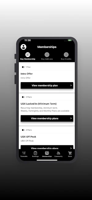 UBX Member App Screenshot 3