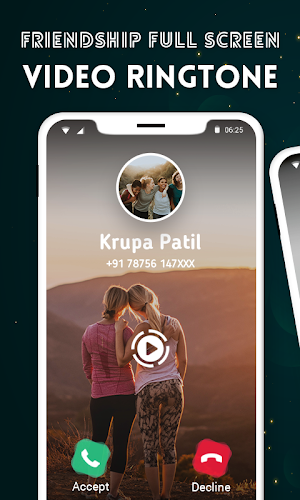 Friendship Video Ringtone For Incoming Call Screenshot 0