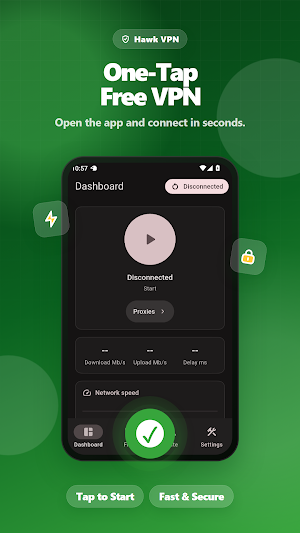 Hawk VPN: Fast Secure Proxy Screenshot 0