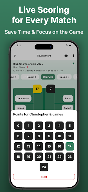 Pickleball Mixer - Generator Screenshot 1