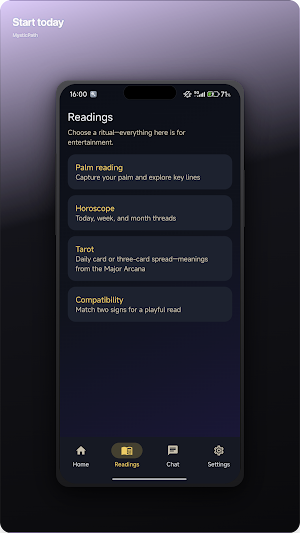MysticPath - Palm AI Scan Screenshot 0