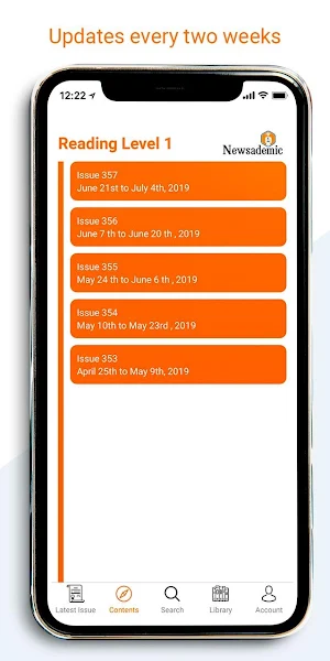 Newsademic Reading Level 1 Screenshot 1