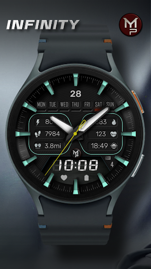 INFINITY - Hybrid watch face Screenshot 3