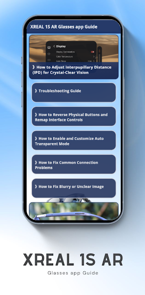XREAL 1S AR Glasses app Guide Screenshot 1