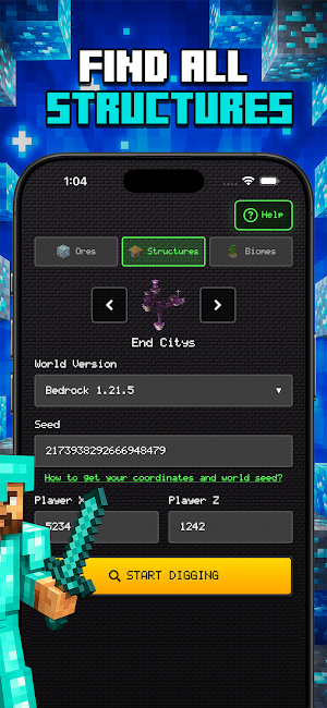 Find Diamonds: Ore Finder Screenshot 1
