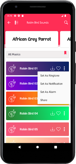 Robin Bird Sounds Screenshot 3