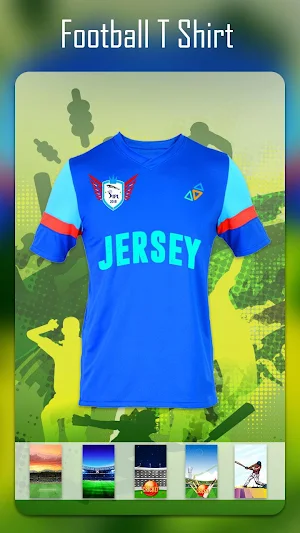 Jersey Design Maker : Cricket Jersey & Football Screenshot 1