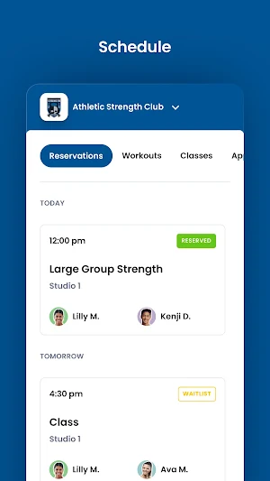Athletic Strength Club Screenshot 2