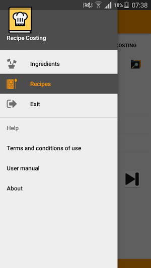 Recipe Costing Screenshot 0