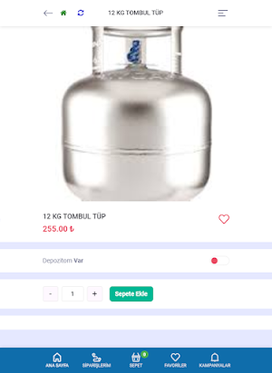 Gaziantep Tüp Su Sipariş Screenshot 1