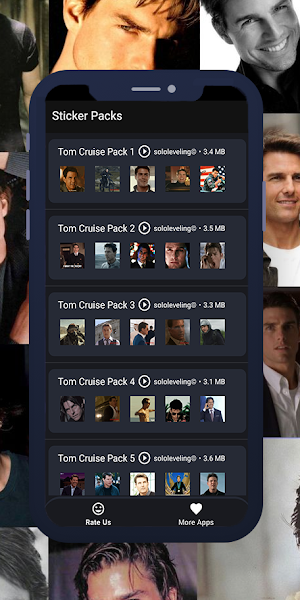 Tom Cruise Animated WASticker Screenshot 3