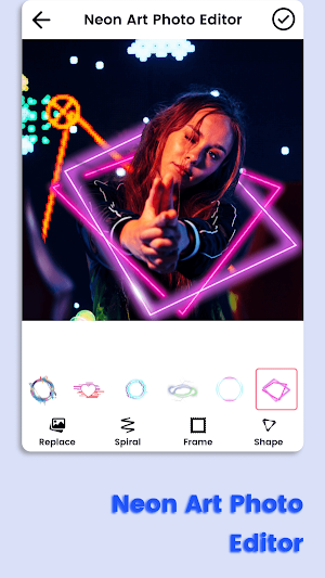 Neon Photo Editor - Neon Art Effects Screenshot 1