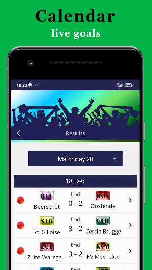Info Jupiler League Screenshot 0