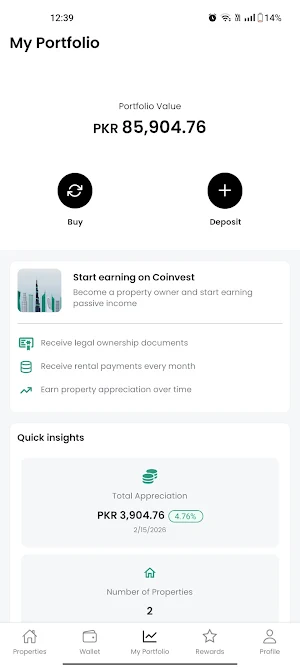 Coinvest Screenshot 2