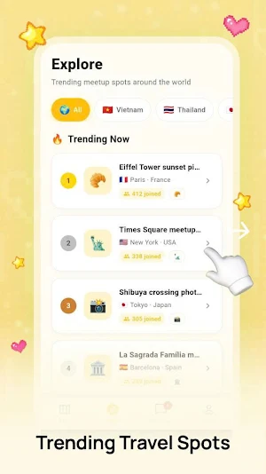 PinIt Travel Friend Tracker Screenshot 1