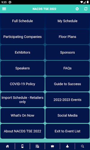 NACDS Events Screenshot 1