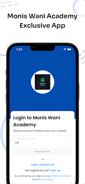 Monis Wani Academy Screenshot 0