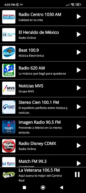 Radio México HD Screenshot 1
