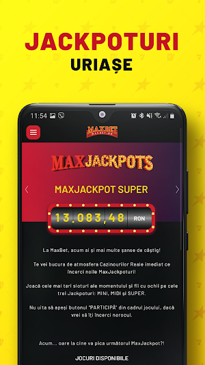 Maxbet Cazino – sloturi și jocuri de noroc Screenshot 1