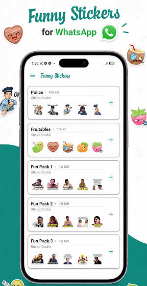 Funny Stickers for Whatsapp Screenshot 1