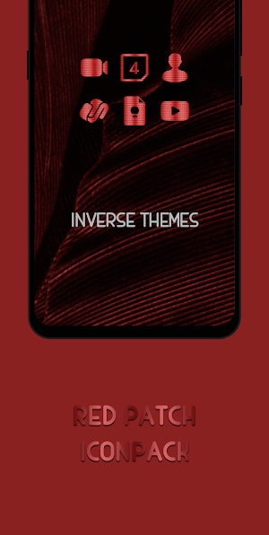 Red Patch Icon Pack Screenshot 1