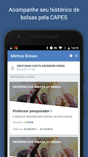 Bolsista CAPES Screenshot 1