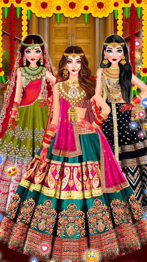 Indian Dress up Wedding Games Screenshot 2