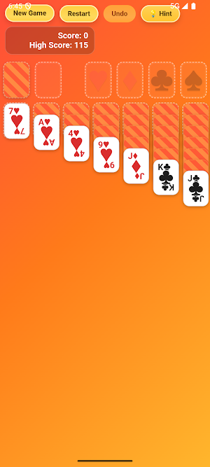 Hot Solitaire Classic Screenshot 2