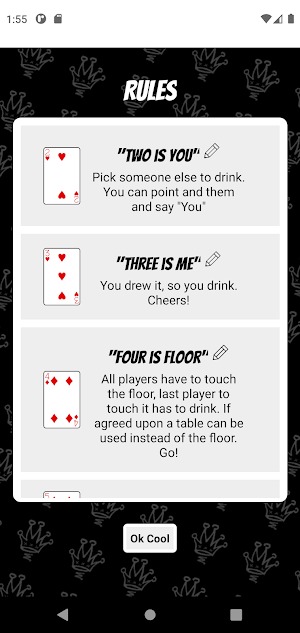 Kings Drinking Game Screenshot 3