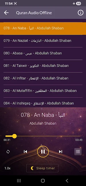 Abdullah Shaban Quran Offline Screenshot 3