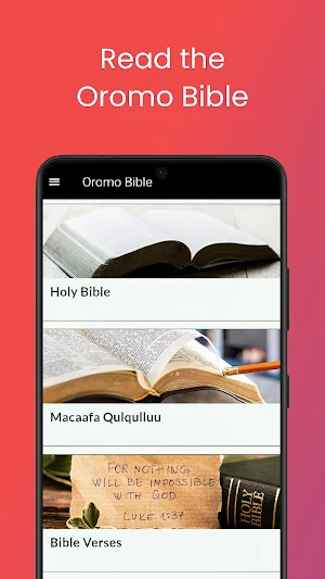 Oromo Bible Macaafa Qulqulluu Screenshot 0